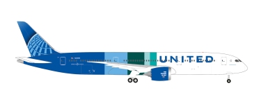 Herpa 538565 - 1:500 - United Airlines Boeing  787-9 The Future is SAF